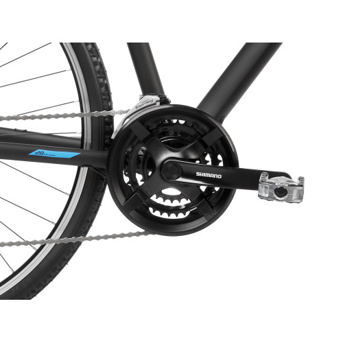 Bicycle Romet Orkan 3 M Lite 28" 2023 black-sky blue-20" / L