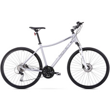 Velosipēds Romet Orkan 4 D 28" 2023 silver-violet-18" / M