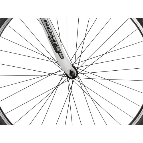 Bicycle Romet Orkan D Lite 28" 2023 white-violet-19" / L