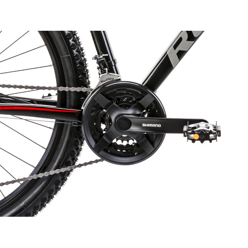 Bicycle Romet Mustang M7.1 27.5" 2023 black-red-19" / L