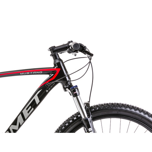 Bicycle Romet Mustang M7.1 27.5" 2023 black-red-19" / L