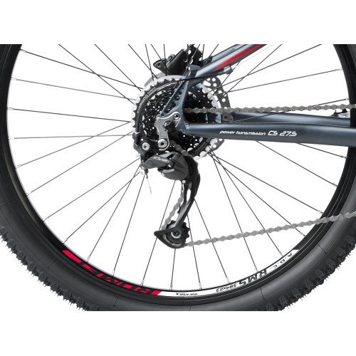 Bicycle Romet Rambler FIT 27.5" 2023 black-red-20" / XL