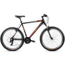 Velosipēds Romet Rambler R6.1 26" 2023 black-orange-red-19" / L