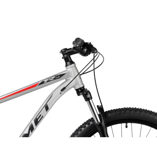 Bicycle Romet Rambler R7.2 27.5" 2023 silver-red-grey-21" / XL