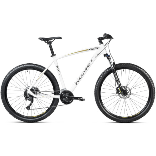Velosipēds Romet Rambler R7.4 27.5" 2023 white-gold-18" / L