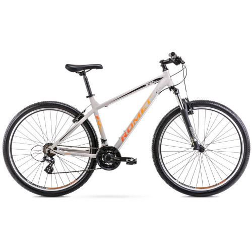 Bicycle Romet Rambler R9.0 29" 2023 grey-black-orange-19" / L