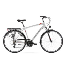 Velosipēds Romet Wagant 28" 2023 silver-red-19" / M