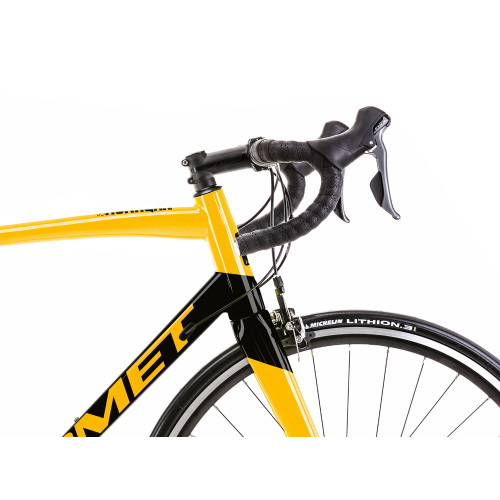 Bicycle Romet Huragan 2 2023 black-gold-50 cm / S