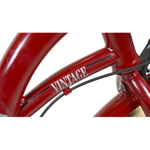 Bicycle AZIMUT Vintage 26" 3-speed 2025 burgund-cream shiny