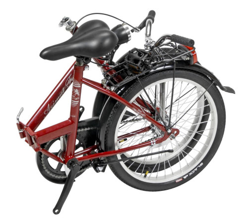 Bicycle AZIMUT Fold 20" 2025 burgund semi-matt