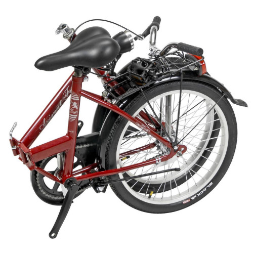 Bicycle AZIMUT Fold 20" 2025 burgund semi-matt