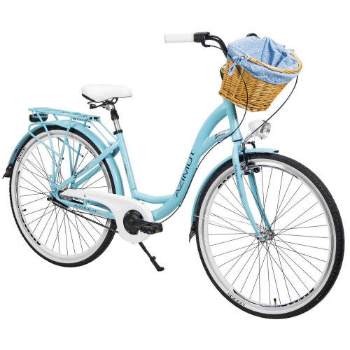 Bicycle AZIMUT Sarema ALU 28" 3-speed 2025 turquoise matt