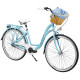 Bicycle AZIMUT Sarema ALU 28" 3-speed 2025 turquoise matt