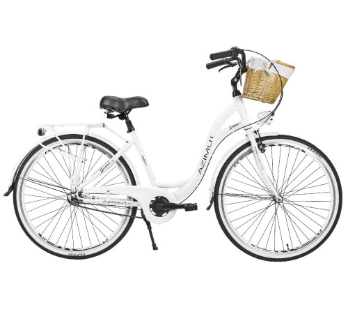 Bicycle AZIMUT Sarema ALU 28" 3-speed 2025 white matt