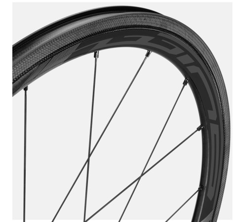 Rear bicycle wheel Fulcrum Wind 40C C17 CL-Campagnolo ED