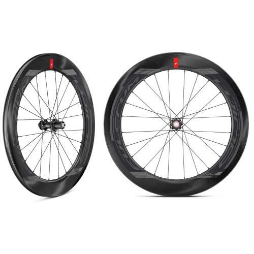 Bicycle wheelset Fulcrum Wind 75 DB 2WF C19 AFS front HH12 - rear HH12/142 with DRP-Shimano HG11