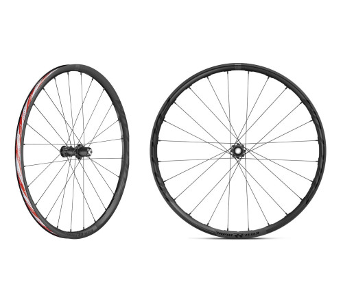 Bicycle wheelset Fulcrum Rapid Red 3 2WF-R C24 AFS front HH12 - rear HH12/142 with DRP-Shimano MS12