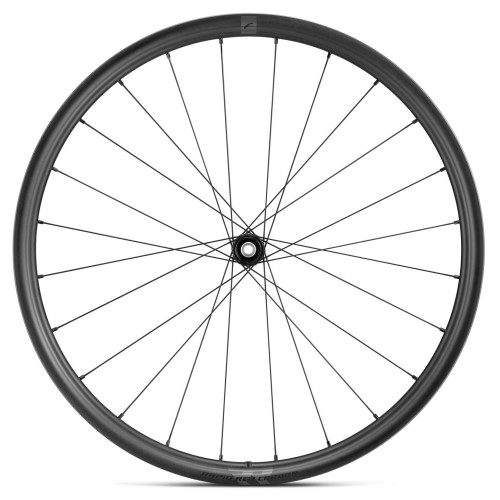 Front bicycle wheel Fulcrum Rapid Red Carbon 2WF C25 AFS HH12