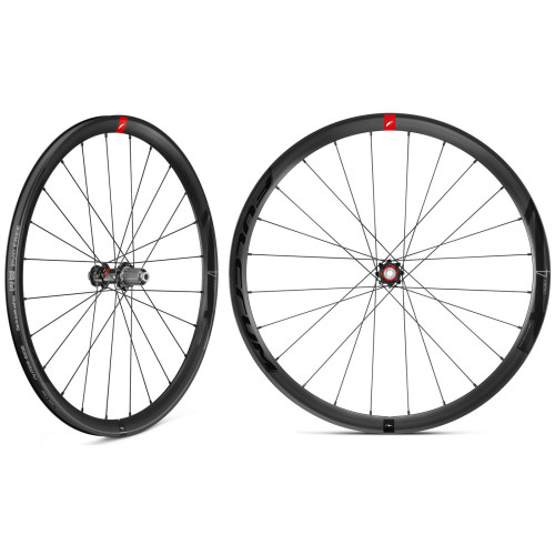 Bicycle wheelset Fulcrum E-Racing 4 DB 2WF-R C22 AFS front HH12 - rear HH12/142 with DRP-Shimano HG11