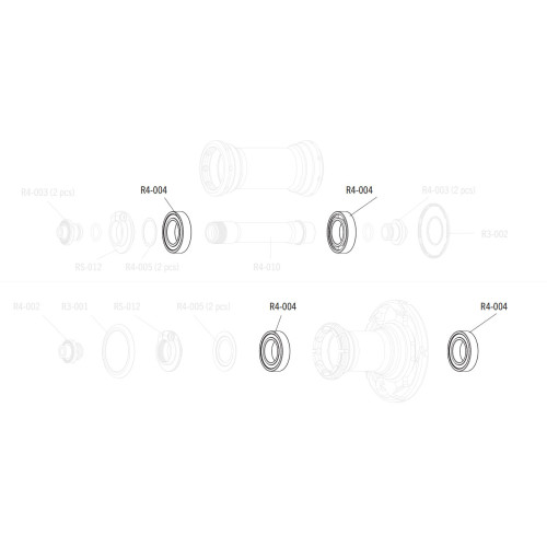 Ball bearing Fulcrum R4-004 (4 pcs.)