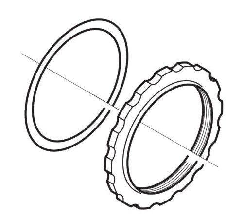 Disc lockring Fulcrum for AFS disc mount with washer (4 pcs.)