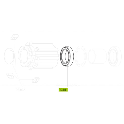Ball bearing Fulcrum RS-011 (4 pcs.)