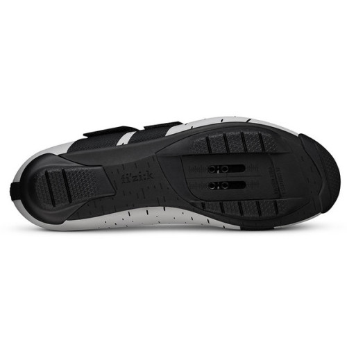 Cycling shoes FIZIK Terra Powerstrap X4 light gray-black-44½