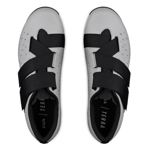 Cycling shoes FIZIK Terra Powerstrap X4 light gray-black-44½