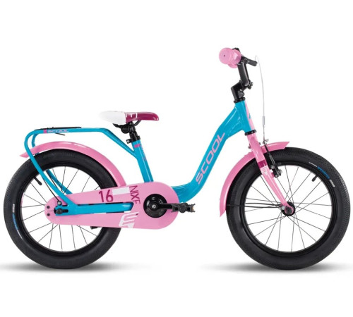 Bicycle S'COOL niXe 16" 1-speed coaster-brake Aluminium ocean-pink