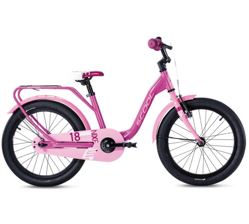 Bicycle S'COOL niXe 18" 1-speed coaster-brake Aluminium pink-baby pink
