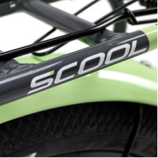 Velosipēds S'COOL niXe 18" 1-speed coaster-brake Aluminium dark grey-pastel green