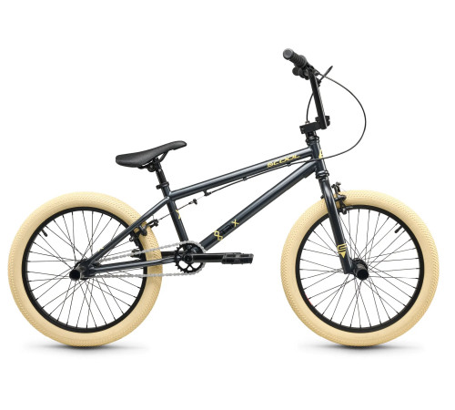 Bicycle S'COOL XtriX 40 1-speed BMX 20" Chromoly dark grey-beige
