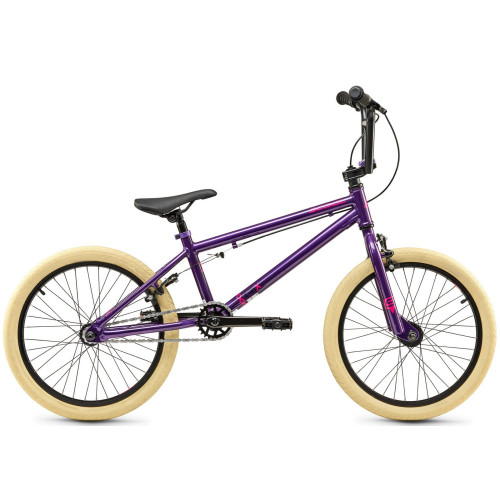 Bicycle S'COOL XtriX 40 1-speed BMX 20" Chromoly purple-fuchsia