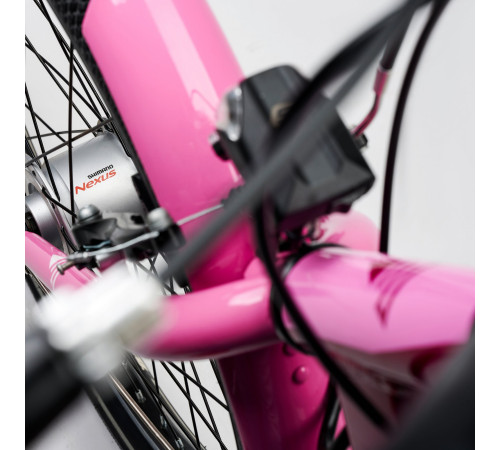 Bicycle S'COOL chiX twin 20" 3-speed Aluminium pink-baby pink