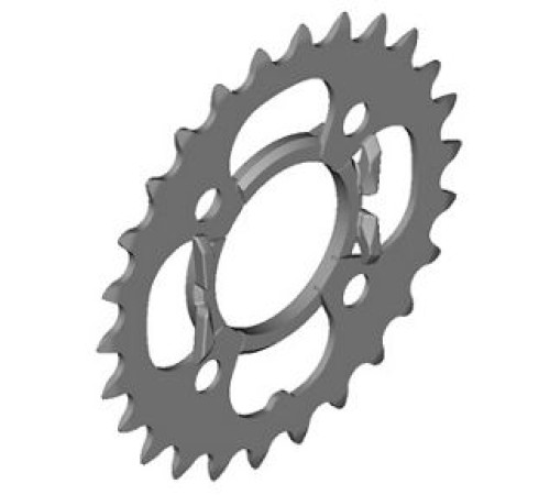 Priekšējā ķēdes riteņa Shimano ACERA FC-M391/430 64mm with chain protector 9-speed 22T black