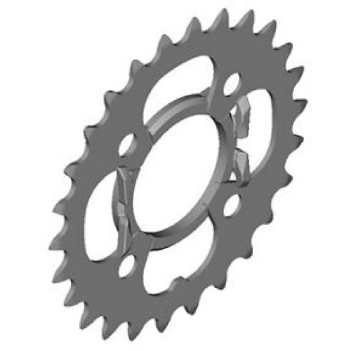 Priekšējā ķēdes riteņa Shimano ACERA FC-M391/430 64mm with chain protector 9-speed 22T black