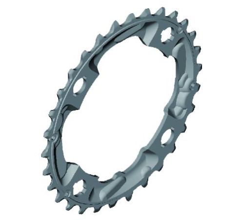 Priekšējā ķēdes riteņa Shimano ALIVIO FC-M4000 96mm 9-speed 30T