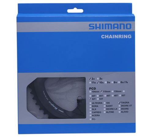 Priekšējā ķēdes riteņa Shimano TIAGRA FC-4700 110mm for 52-36T 10-speed 52T-ML