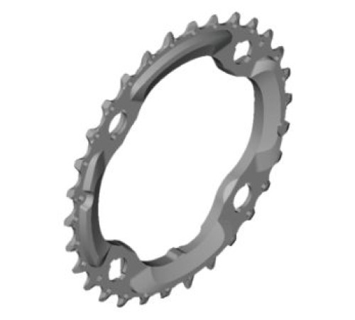 Priekšējā ķēdes riteņa Shimano DEORE FC-M6000 96mm 10-speed 30T-AN