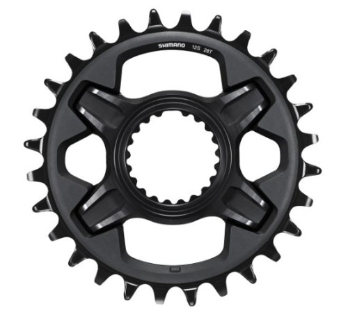 Priekšējā ķēdes riteņa Shimano XT SM-CRM85 DirectMount with spacer for FC-M8100-1/M8130-1 12-speed 28T