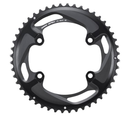 Priekšējā ķēdes riteņa Shimano GRX FC-RX810-2 110mm 11-speed 48T-ND