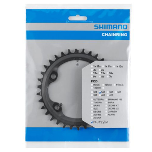Priekšējā ķēdes riteņa Shimano SLX FC-MT610 96mm 12-speed 34T