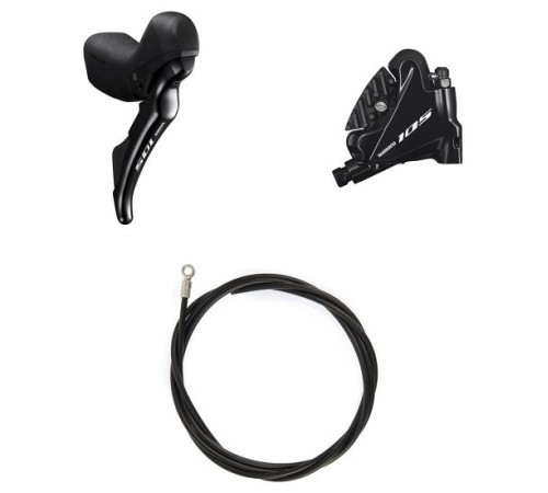 Disc brake set rear Shimano 105 ST-R7020(R)/BR-R7070(R) hydraulic flat mount 2x11-speed