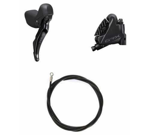 Disc brake set rear Shimano GRX ST-RX400(R)/BR-RX400(R) hydraulic flat mount 2x10-speed