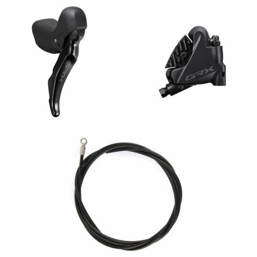 Disc brake set rear Shimano GRX ST-RX400(R)/BR-RX400(R) hydraulic flat mount 2x10-speed