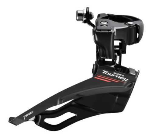 Priekšējais pārslēdzējs Shimano TOURNEY FD-A073 50T down swing 3x7/8-speed