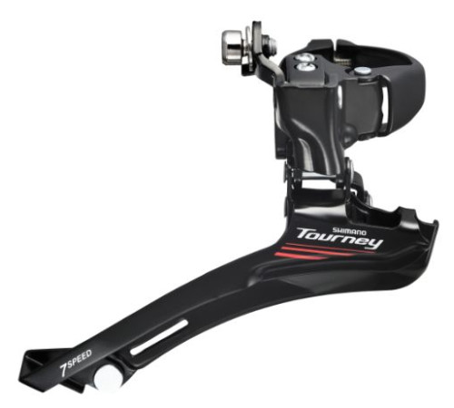 Priekšējais pārslēdzējs Shimano TOURNEY FD-A070 50T down swing 2x7/8-speed