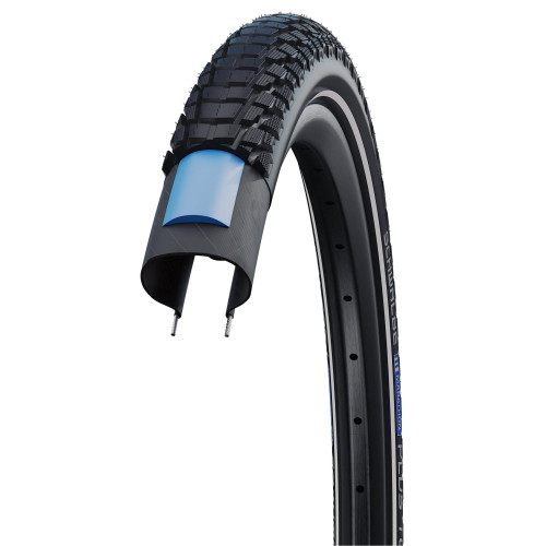 Tire 27.5" Schwalbe Marathon Plus Tour HS 619 Perf Wired 60-584 / 27.5x2.35 Addix E Black-Reflex