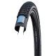 Tire 27.5" Schwalbe Marathon Plus Tour HS 619 Perf Wired 60-584 / 27.5x2.35 Addix E Black-Reflex