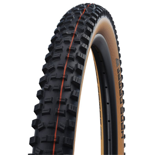 Tire 27.5" Schwalbe Hans Dampf HS 491 Evo Fold TLE 65-584 / 27.5x2.60 Super Trail Addix Soft Bronze-Skin